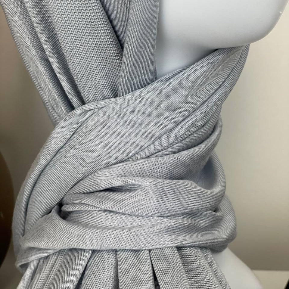 Soft & Stretchy Jersey Hijab | Cloud Gray