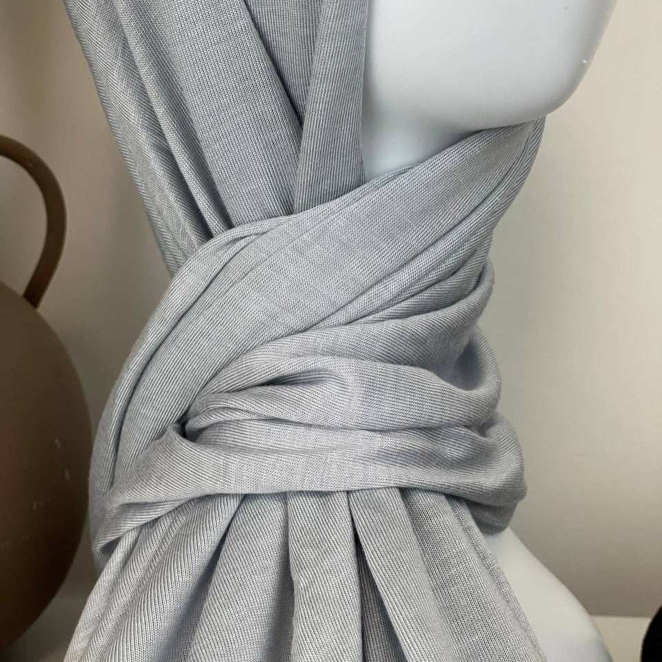 Soft & Stretchy Jersey Hijab | Cloud Gray