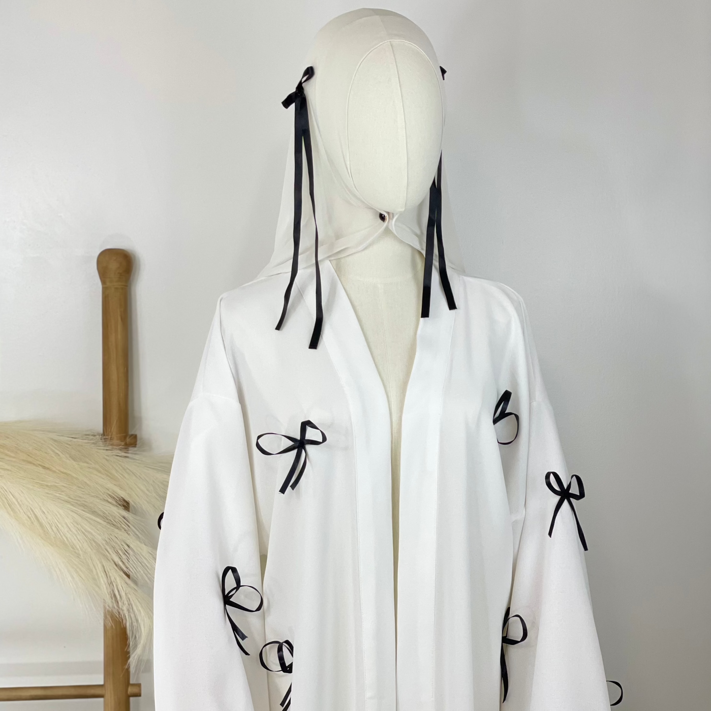 Elegant & Modest Abaya with Bows – Stylish & Comfortable Modest Fashion for Every Occasion