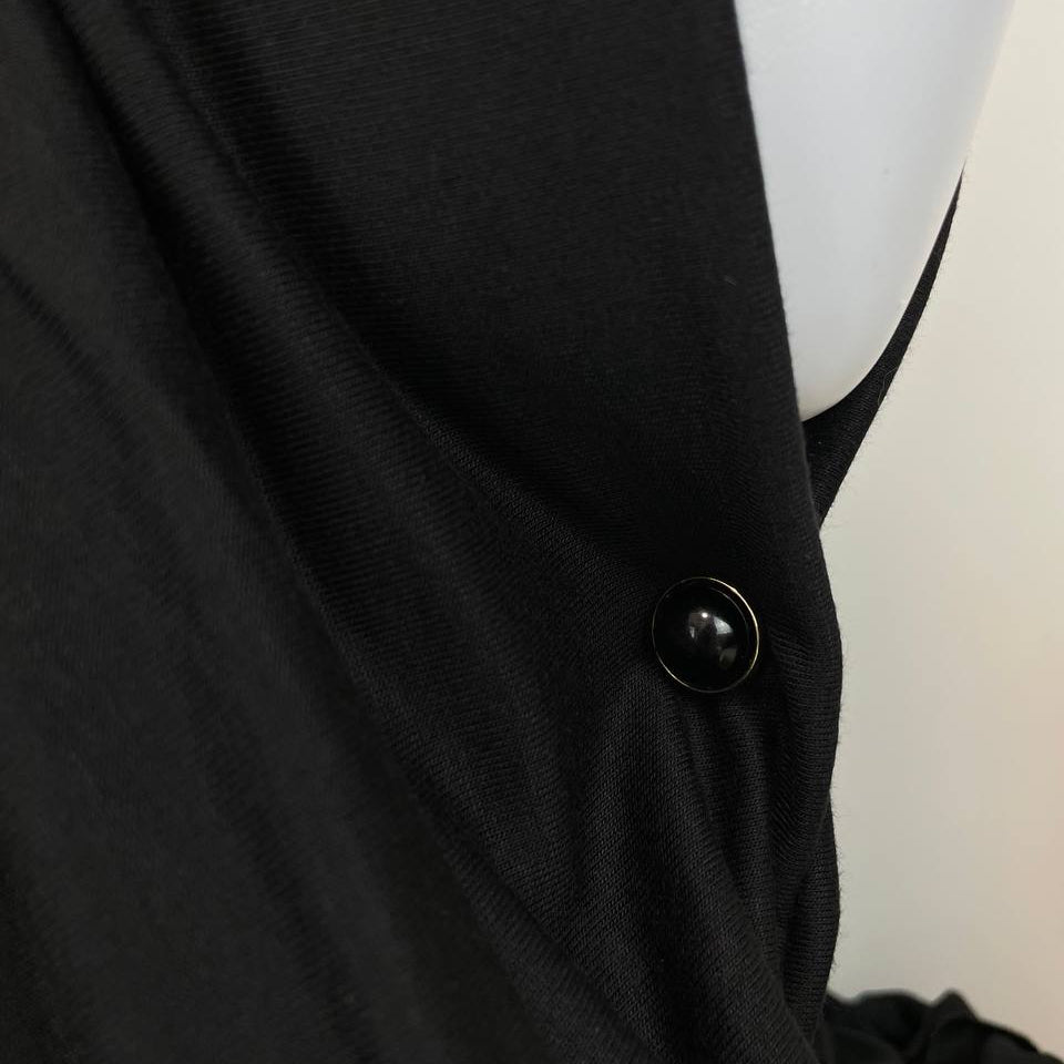 Elegant Black Jersey Hijab